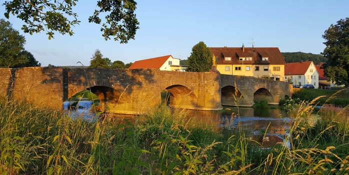 Tauber Bridge by Balthasar Neumann in Tauberrettersheim