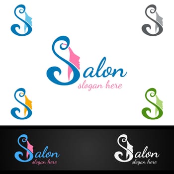 Salon Fashion Logo for Beauty Hairstylist, Cosmetics, or Boutique Design