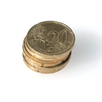 Euromuenzen, zwanzig cent