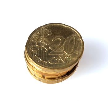 Euromuenzen, zwanzig cent