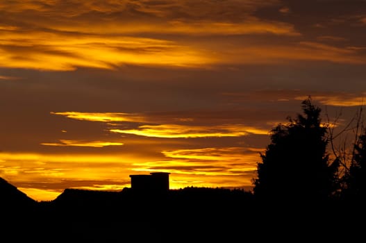 Sonnenuntergang, Abendrot