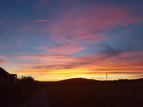 Abendstimmung  Taunus
