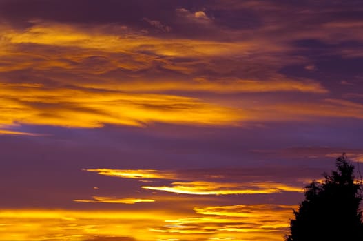 Sonnenuntergang, Abendrot