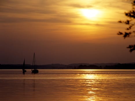Abendstimmung, Chiemsee