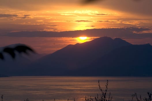 Sonnenuntergang, Abendstimmung, Gardasee