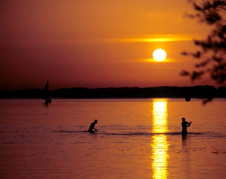 Abendstimmung, Chiemsee