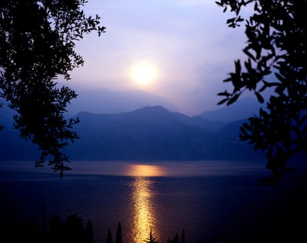 Abendstimmung  Gardasee