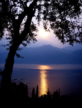 Abendstimmung  Gardasee