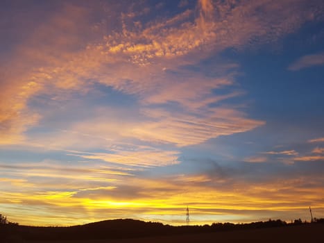 Abendstimmung  Taunus