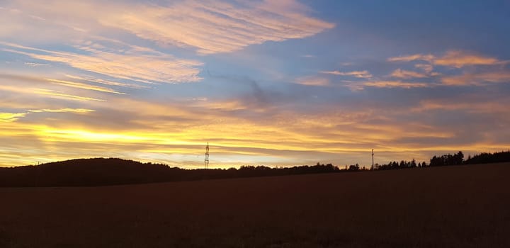 Abendstimmung  Taunus