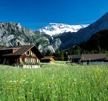 Berglandschaft, Adelboden