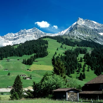 Berglandschaft  Adelboden