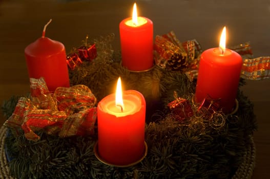 Adventskranz  Dritter Advent