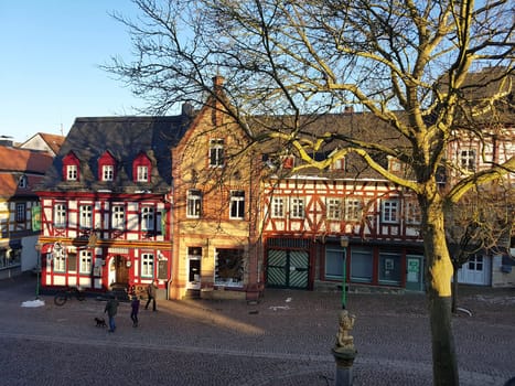 Hotel, Taunushof, Fachwerkhaeuser, Altstadt, Idstein