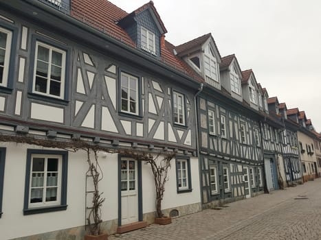 Fachwerkhaeuser, Altstadt, Idstein, Weiherwiese