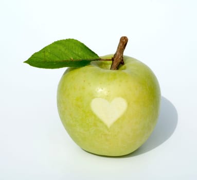 Granny, Smith  Herz  Apfel