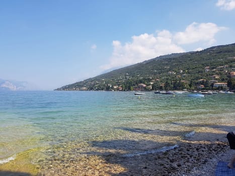 Badebucht, Torri del Benaco, Gardasee