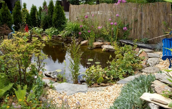 Gartenteichbau  nach 4 Monaten