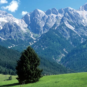 Berchtesgadener Alpen, Steinernes Meer, Salzburgerland, Hochkoenigmassiv, Hochkoenig, Oesterreich, Landschaft