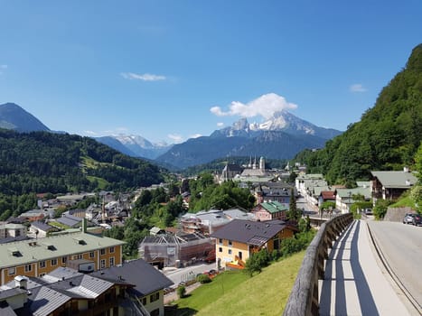 Berchtesgaden, Aussicht, Panoramastrasse, Oberbayern