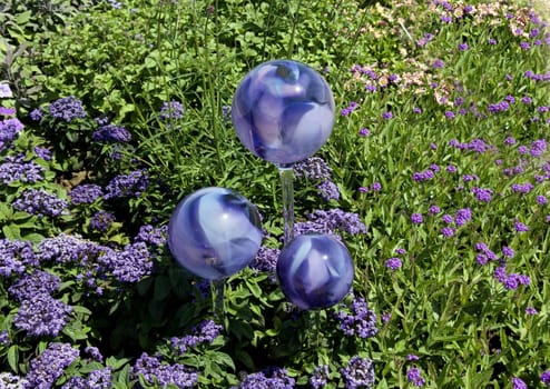 Rosenkugeln, Ambiente, Gartenambiente