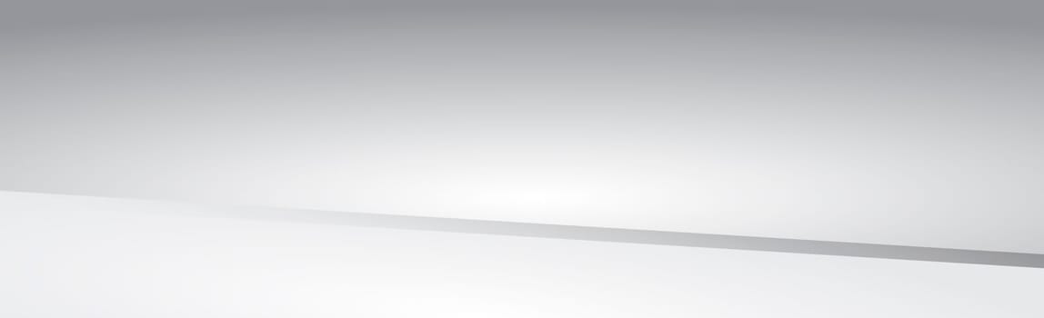 White vector panoramic background with straight lines