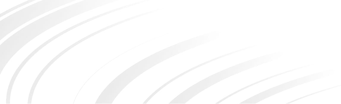 White vector panoramic background with wavy lines and shadows