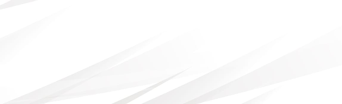 White vector panoramic background with wavy lines and shadows