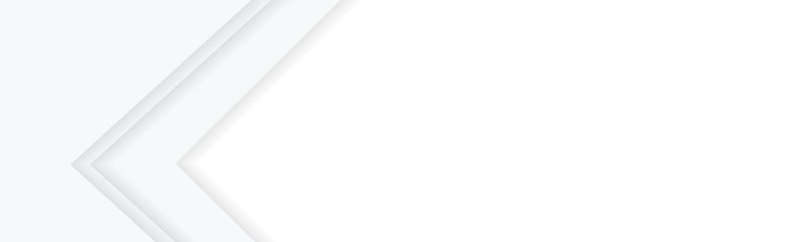 White vector panoramic background with wavy lines and shadows
