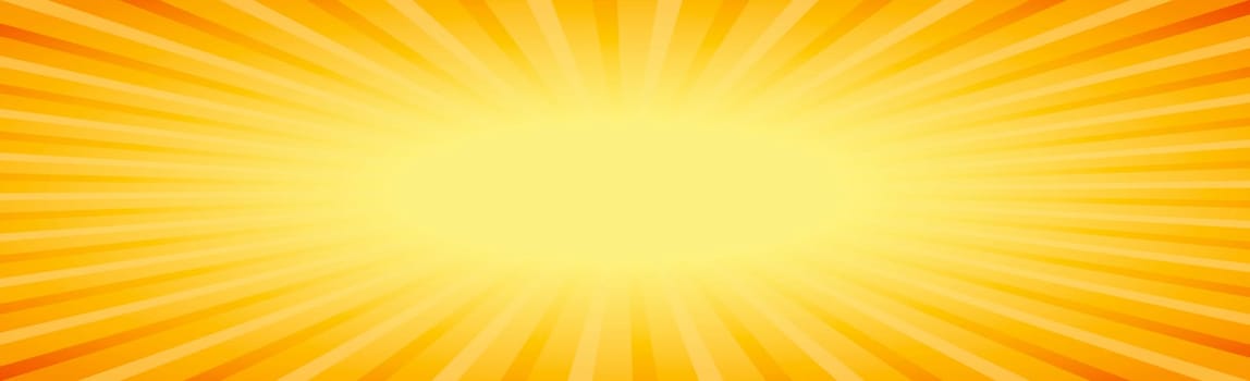 Panoramic background abstract rays of the sun around
