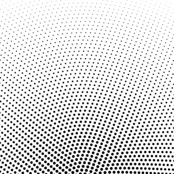 Many dots on a white background panorama