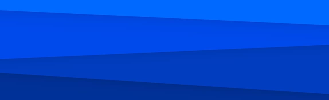Panoramic abstract background with different shades of blue - Vector illustration