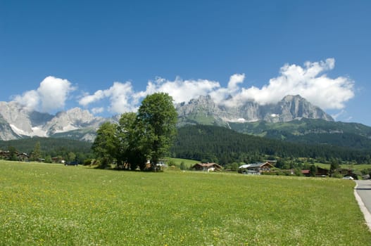 Wilder Kaiser, Tirol, Osterreich, Gebirge, Gebirgsstock