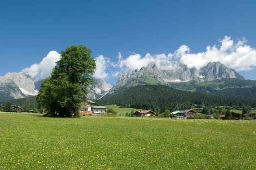 Wilder Kaiser, Tirol, Osterreich, Gebirge, Gebirgsstock