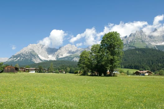 Wilder Kaiser, Tirol, Osterreich, Gebirge, Gebirgsstock