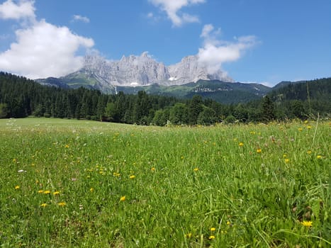 Wilder Kaiser, Tirol, Osterreich, Gebirge, Gebirgsstock