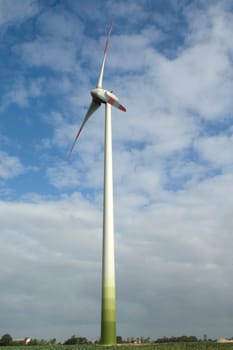 Windkraftanlage, Landschaft
