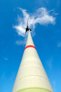 Windkraftanlage, Kemel, Hessen