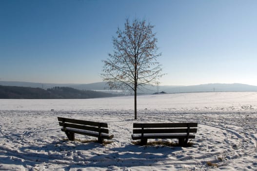 Winterlandschaft, Taunus