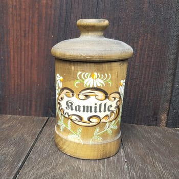 Teedose, Tee, Kamille, Chamomilla recutita  Dose
