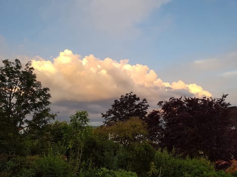 Wolken, Konvektionswolken  Blauer, Himmel