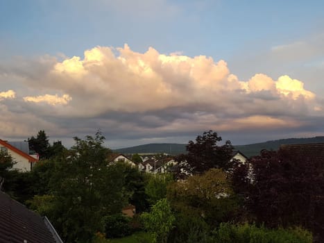 Wolken, Konvektionswolken  Blauer, Himmel