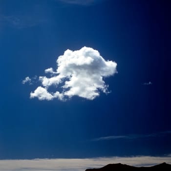 Wolke  Blauer Himmel  Landschaft