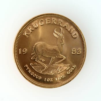 Kruegerrand-Goldmuenze  Springbock