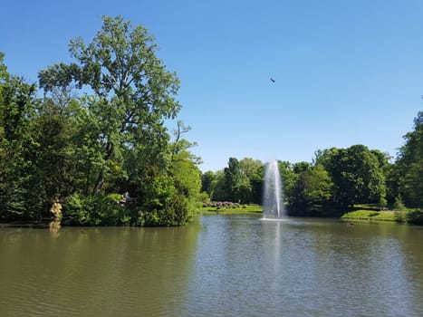 Kurpark, Wiesbaden, Englische, Parkanlage