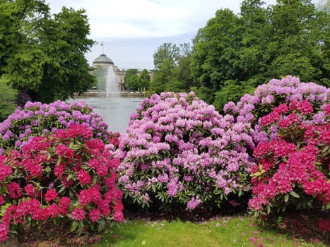 Kurpark, Wiesbaden, Englische, Parkanlage