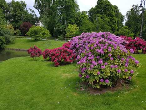 Kurpark, Wiesbaden, Englische, Parkanlage