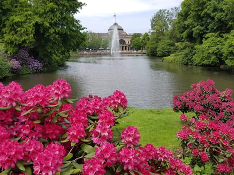 Kurpark, Wiesbaden, Englische, Parkanlage