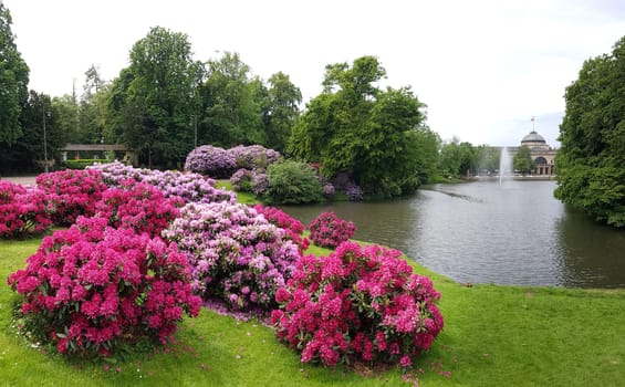 Kurpark, Wiesbaden, Englische, Parkanlage
