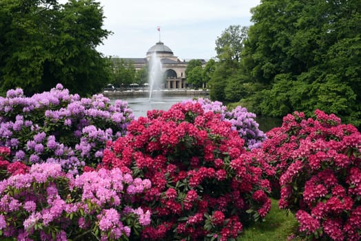 Kurpark, Wiesbaden, Englische, Parkanlage